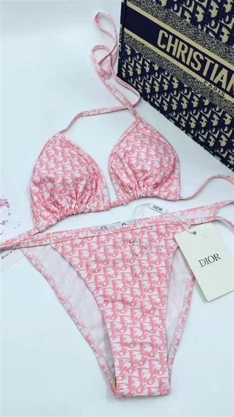 dior bikini pink and white|dior hot pink.